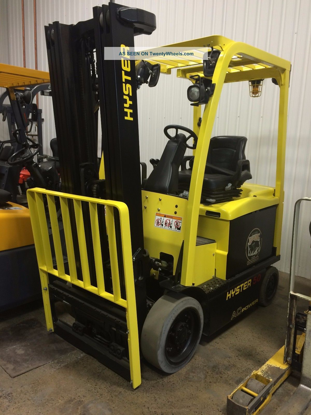 2009 Hyster E50xn Ac Triplex,  S/s,  Fork 42  With B&c Forklifts photo