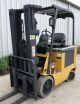 Caterpillar Model E4000 (2008) 4000lbs Capacity Great 4 Wheel Electric Forklift Forklifts photo 2