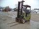 Clark Gcs20mb,  4,  000,  4000 Cushion Tired Forklift,  2 Stage Mast,  Side Shift Forklifts photo 1