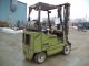 Clark Gcs20mb,  4,  000,  4000 Cushion Tired Forklift,  2 Stage Mast,  Side Shift Forklifts photo 2