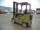 Clark Gcs20mb,  4,  000,  4000 Cushion Tired Forklift,  2 Stage Mast,  Side Shift Forklifts photo 3