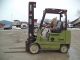 Clark Gcs20mb,  4,  000,  4000 Cushion Tired Forklift,  2 Stage Mast,  Side Shift Forklifts photo 5
