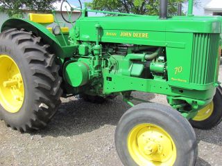 John Deere 70 Diesel Standard Tractor 1956 3 - Point Ie 60 80 620 630 720 730 G photo