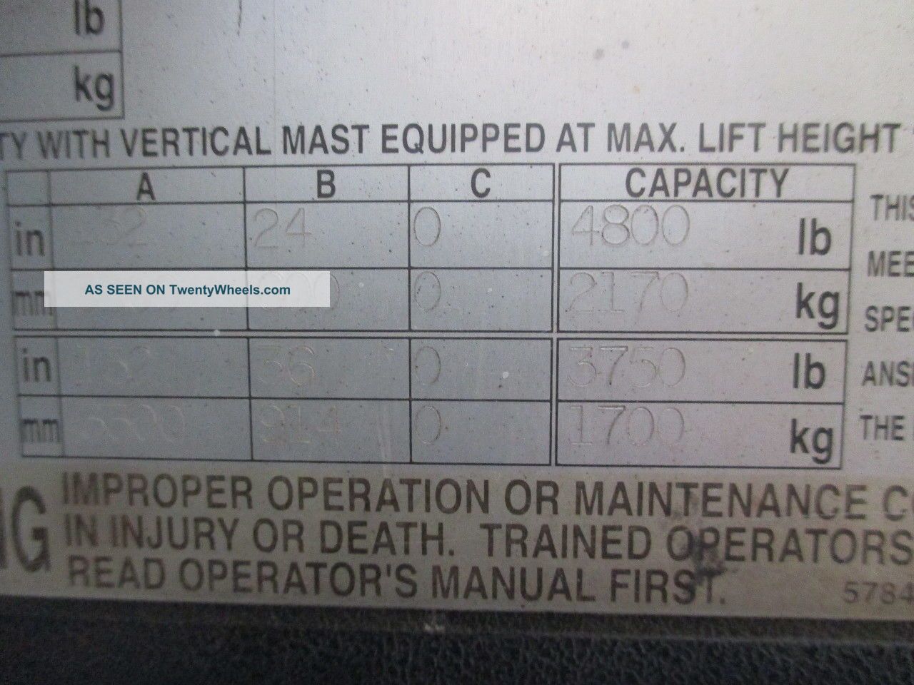 Toyota 7fgcsu20 Forklift Service Repair Manual