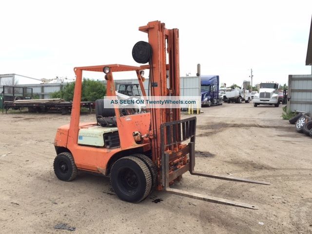 1982 Toyota 2fg20 Gasoline Forklift W/ Pneumatic Tires Forklifts photo