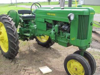 John Deere 40 - T 1953 Tractor 3 - Point Ie A B H M 50 60 320 420 430 435 photo