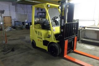 Hyster 6000 Lb Propane Forklift Yr Made 2011 Triple Mast Side Shift photo
