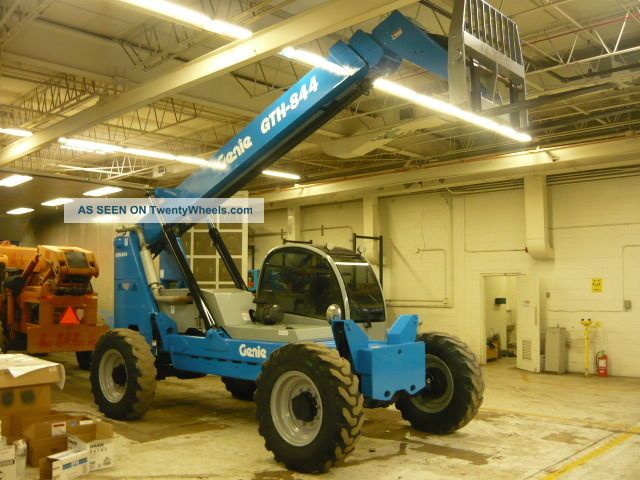 2006 Genie Gth844 Telehandler Reach Forklift Paint,  Enclosed Cab And Decals Forklifts photo