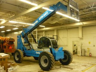 2006 Genie Gth844 Telehandler Reach Forklift Paint,  Enclosed Cab And Decals photo