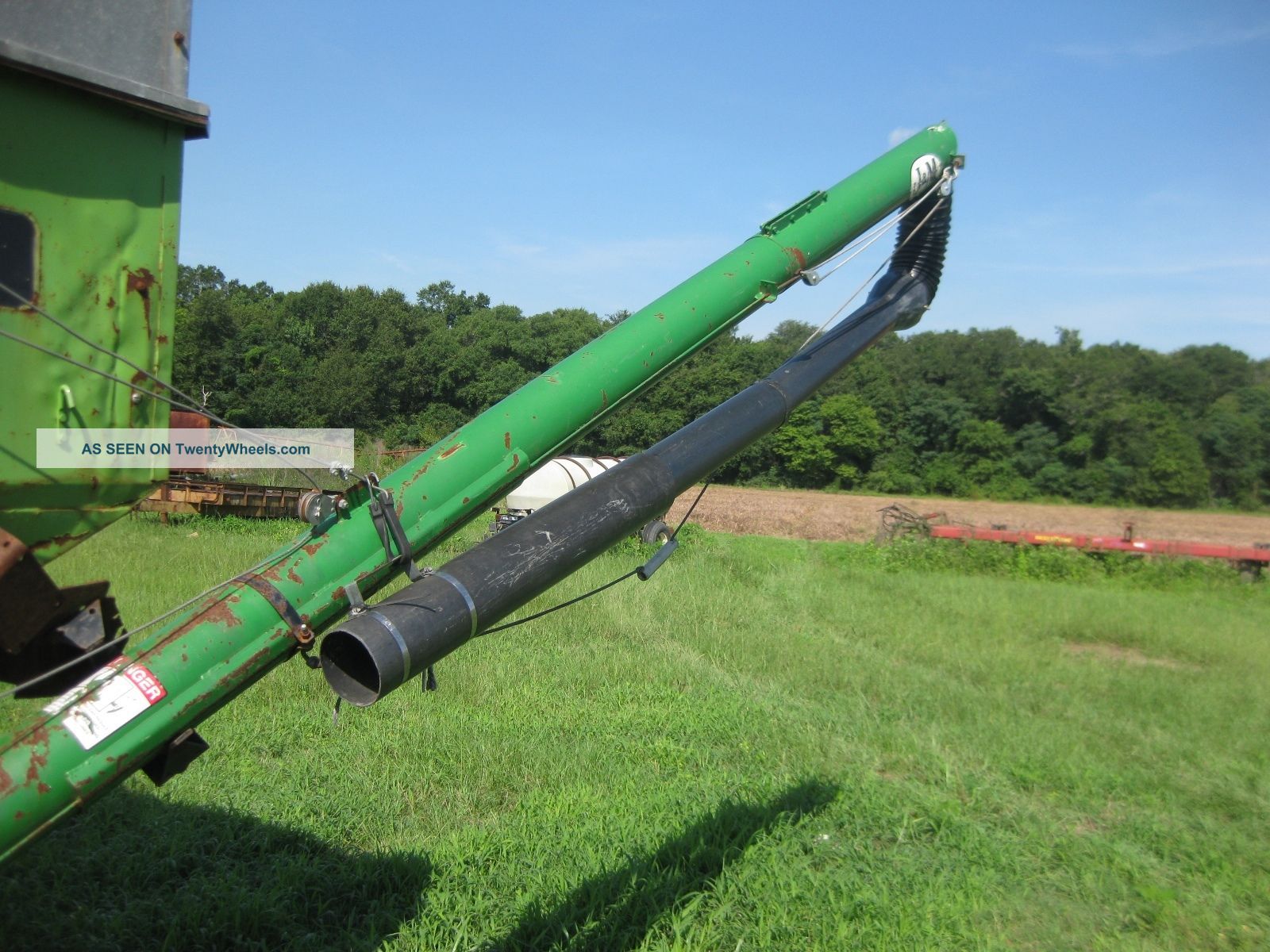 Grain Trailer Side Dump With Hydraulic Auger 200 Bushel Capacity