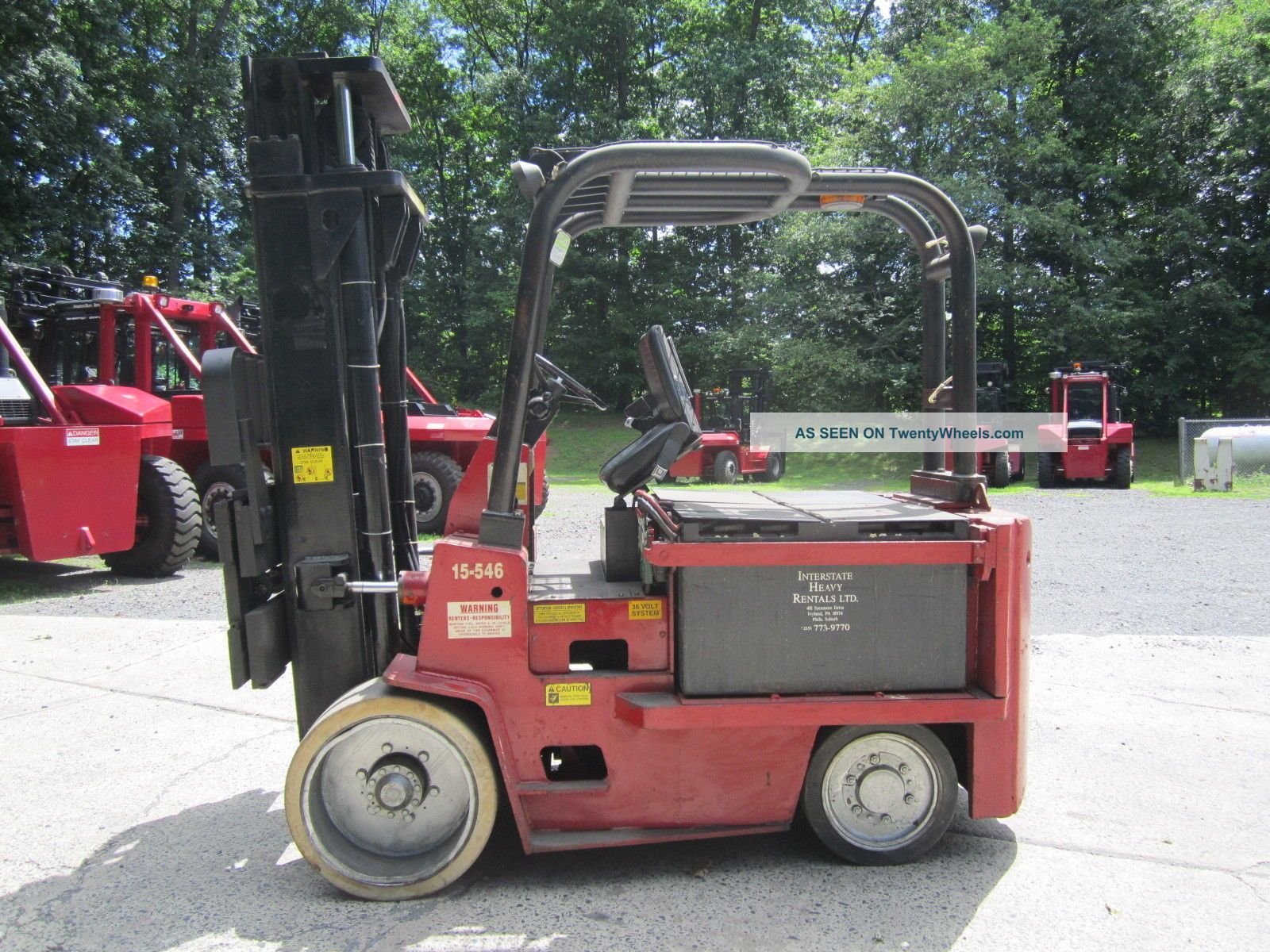 Yale 15,  000 Lb.  Capacity Electric Forklift Forklifts photo