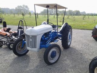 Ford 9n Tractor With Top And Rear Camera photo