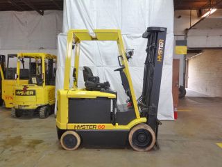 2007 Hyster E60z - 33 6000lb Smooth Non Marking Forklift Ac Power Lift Truck photo