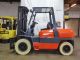 1999 Toyota 6fgu45 10000lb Solid Non Marking Cushion Forklift Lpg Lift Truck Forklifts photo 3