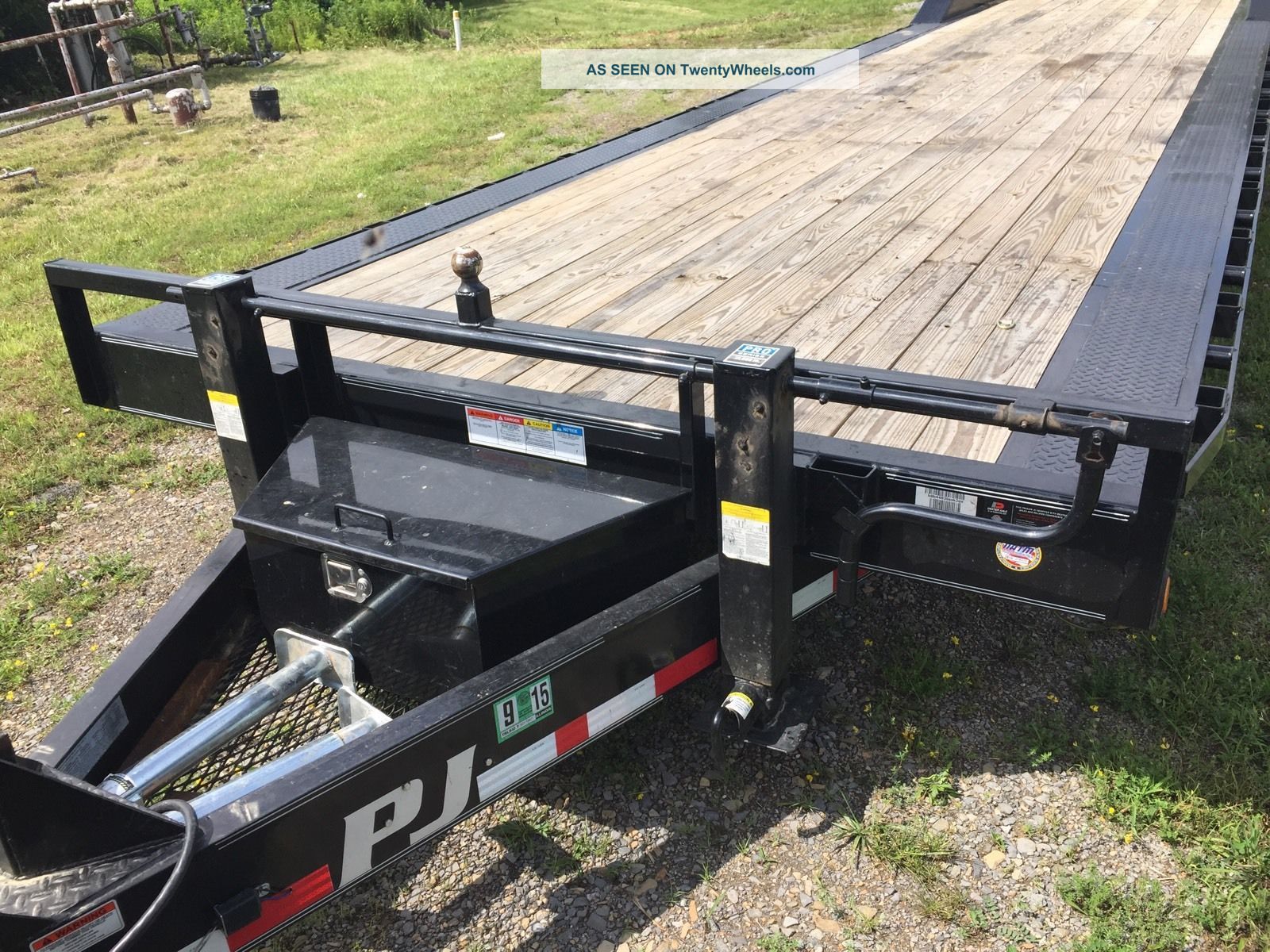 2015 Pj 44 ' Bumper Pull Car Trailer Utility