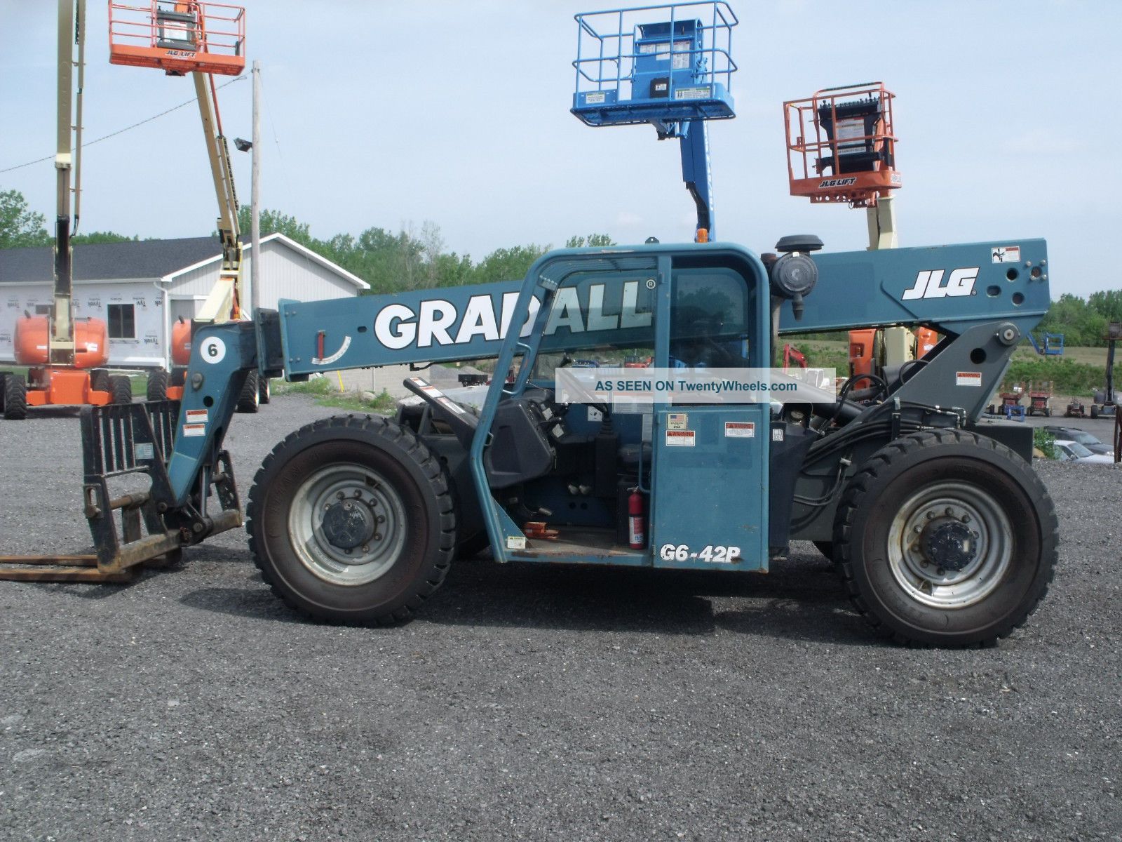 2005 Gradall G6 - 42p,  John Deere Diesel,  2980hrs Forklifts photo