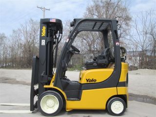 2011 Yale Glc040 Forklift Lift Truck Hilo Fork,  4,  000lb,  Cat,  Toyota,  Hyster photo
