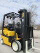 2011 Yale Glc040 Forklift Lift Truck Hilo Fork,  4,  000lb,  Cat,  Toyota,  Hyster Forklifts photo 1
