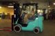 2011 Mitsubishi 5000 Lb Forklift Non Maring Tires Triple Mast Side Shift Forklifts photo 1