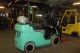 2011 Mitsubishi 5000 Lb Forklift Non Maring Tires Triple Mast Side Shift Forklifts photo 3