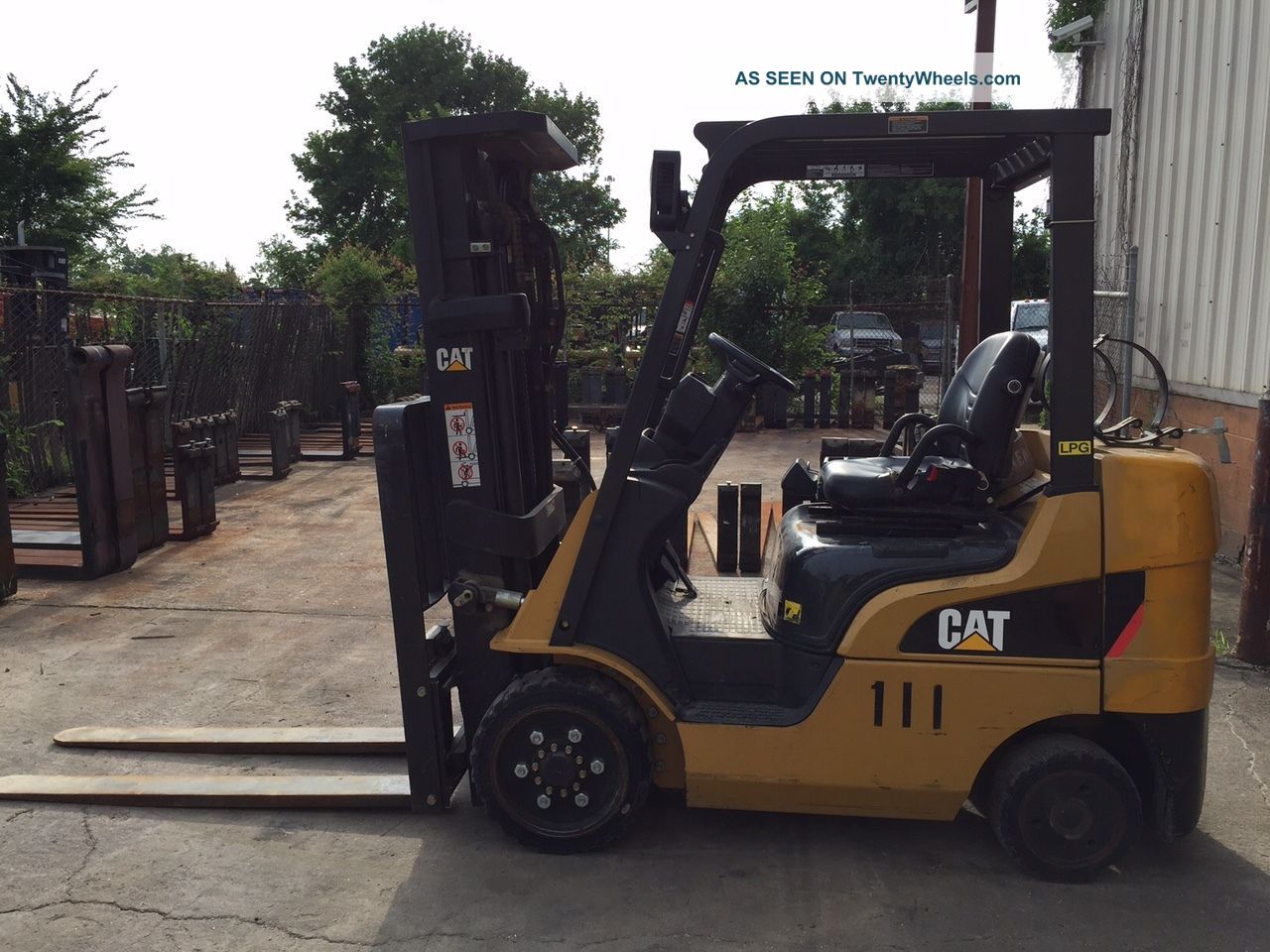 2009 Caterpillar C5000 Lp 5000 Lbs Capacity Forklift