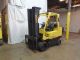 2010 Hyster S100ft - Bcs 10000lb Cushion Forklift Lpg Fuel Lift Truck Forklifts photo 2