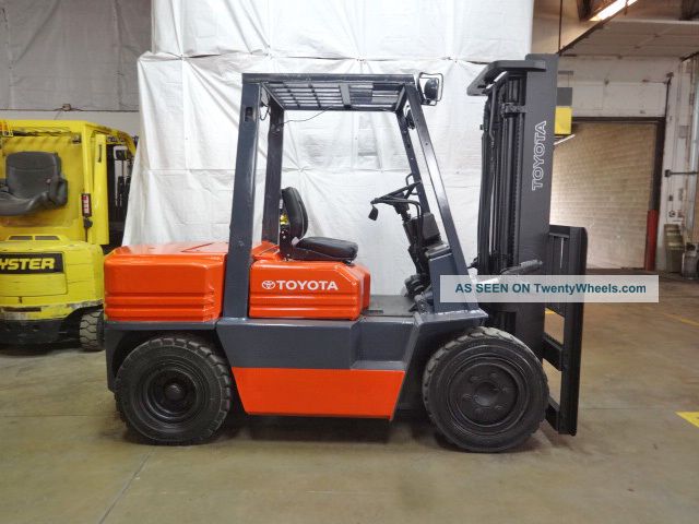 1997 Toyota 5fd35 8000lb Pneumatic Forklift Diesel Lift Truck Forklifts photo