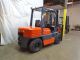 1997 Toyota 5fd35 8000lb Pneumatic Forklift Diesel Lift Truck Forklifts photo 6