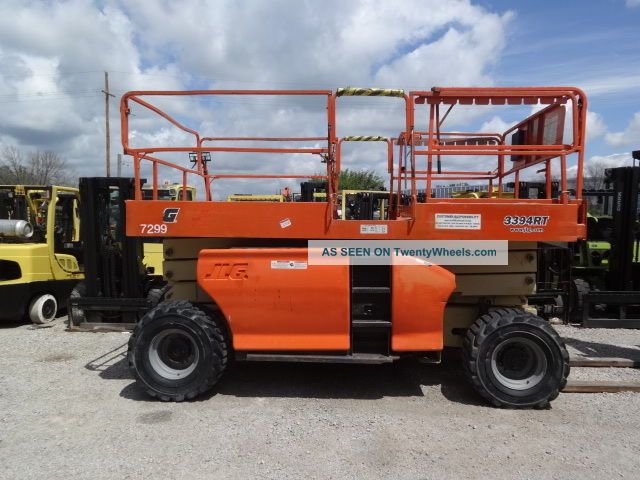 2004 Jlg 3394rt Pneumatic 4x4 Scissor Lift Lift Truck 33ft Deck Height Forklifts photo