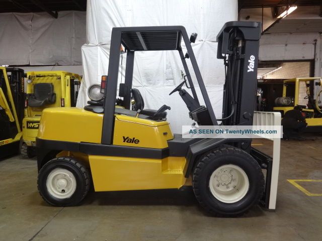 2000 Yale Glp100 10000lb Dual Drive Pneumatic Forklift Lpg Lift Truck Forklifts photo