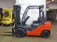 2010 Toyota 8fgu25 5000lb Pneumatic Forklift Lpg Fuel Lift Truck Forklifts photo 3