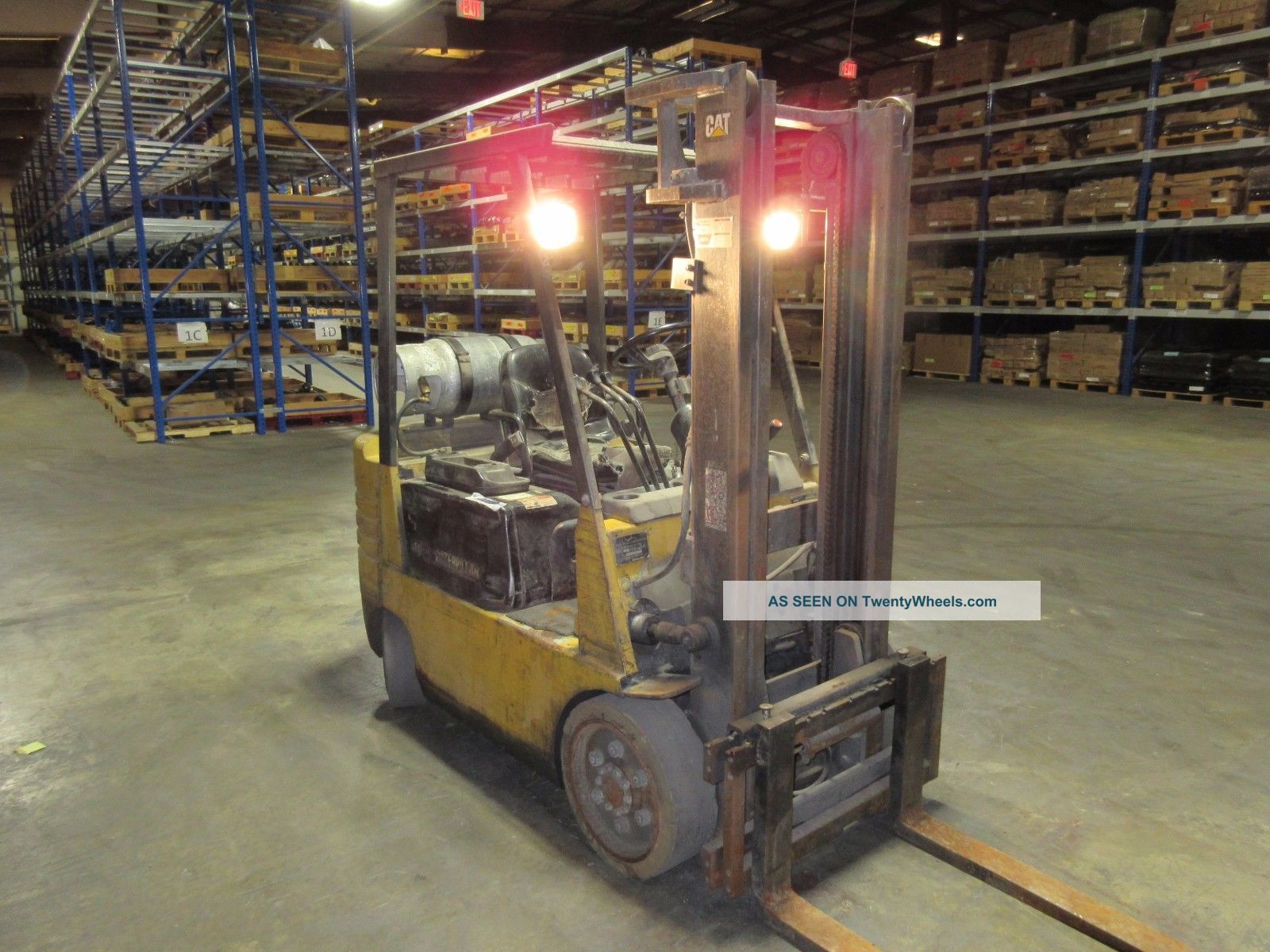 1997 Cat Gc20, ,  Solid Tires,  4,  000 Lbs.  Cap.  Propane Powered Forklifts photo