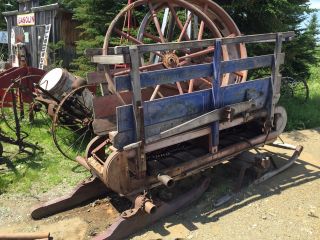Antique Rare 1886 Horse Power Work Tractor Matthew Moody & Sons Farm Equipment photo