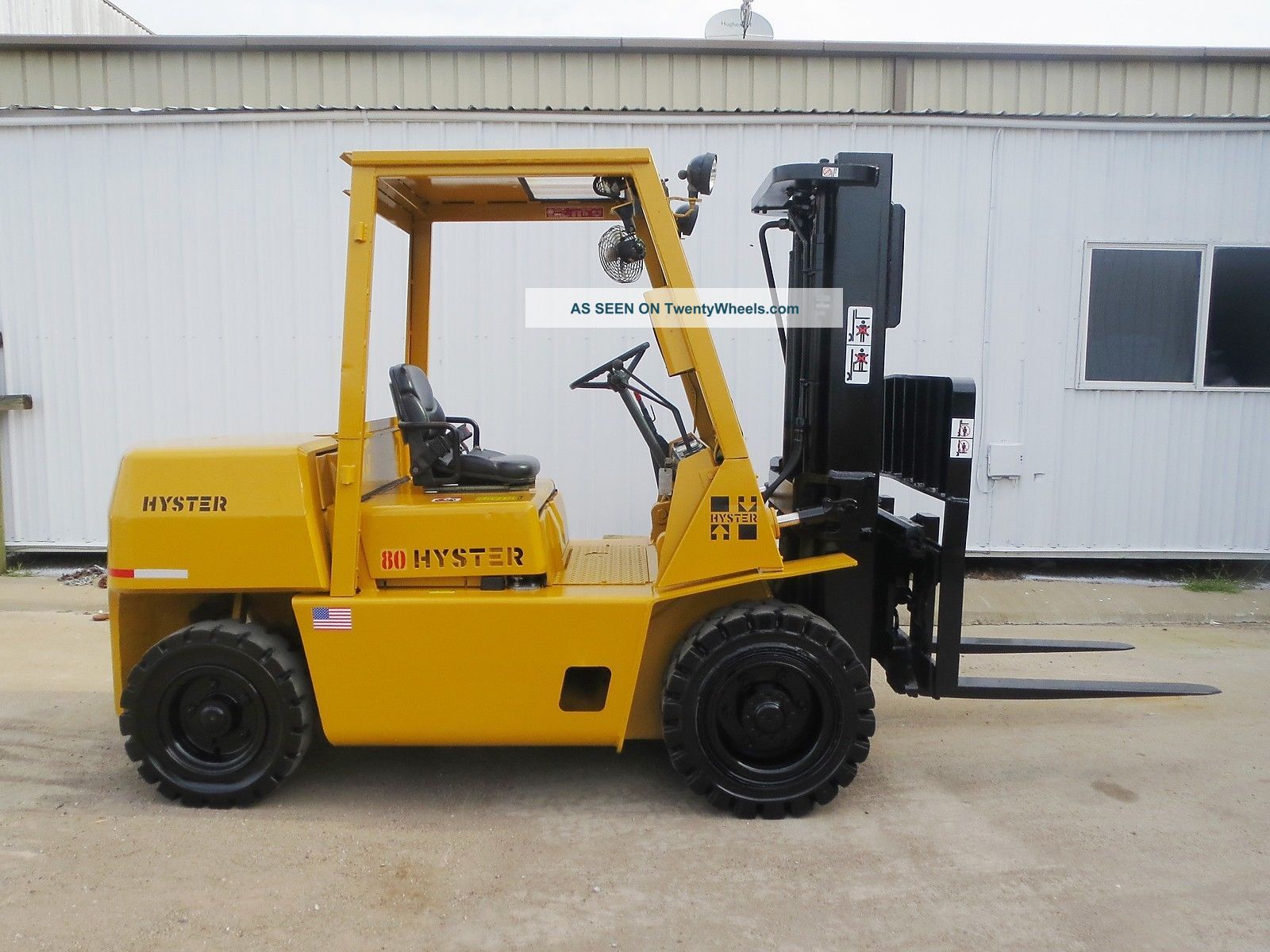 Hyster 8000 Lbs Forklift H8dxl,  Load Height 178.  00 In (paint Job) Forklifts photo