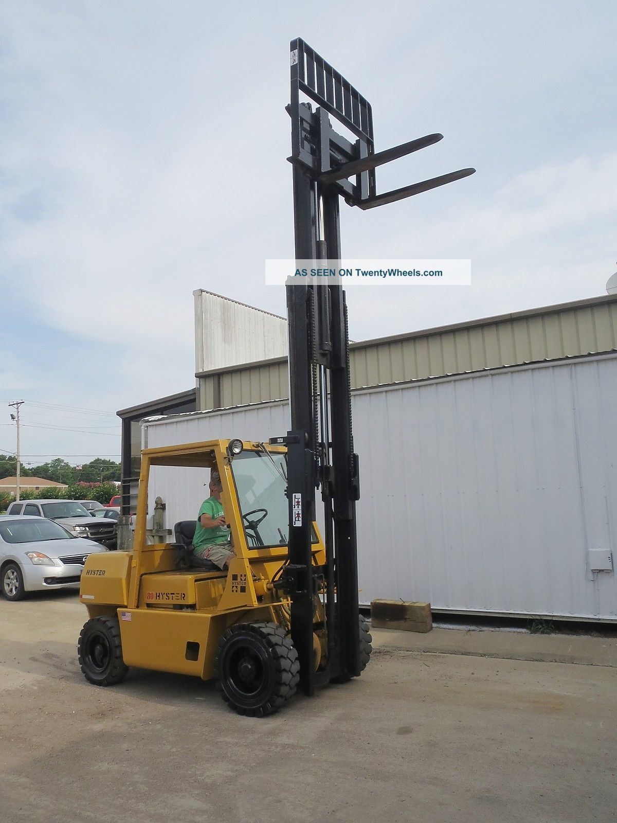 Hyster 8000 Lbs Forklift H8dxl, Load Height 178. 00 In (paint Job)