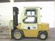 Yale Gp060,  6,  000 Pneumatic Forklift,  Gas Engine,  Sideshift,  Cab, Forklifts photo 1