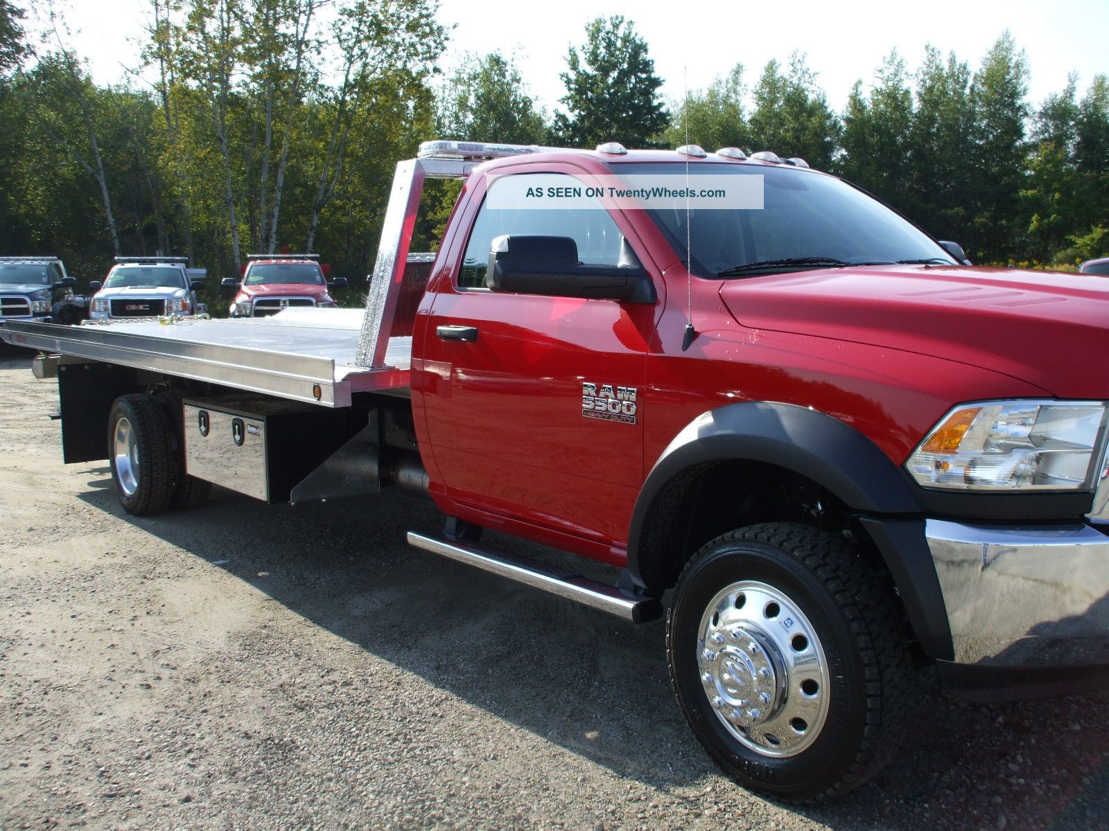 2015 Dodge Ram 5500 4x4 21 ' Foot Bed Hemi 6.  4 Gas Flatbeds & Rollbacks photo