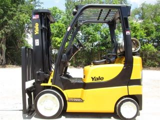 2007 Yale Glc050 Forklift Lift Truck Hilo Fork,  5,  000lb,  Cat,  Toyota,  Hyster photo