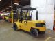 1998 Caterpillar Dp45 10000lb Dual Drive Pneumatic Forklift Diesel Lift Truck Forklifts photo 4