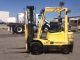 Hyster Forklift Year 2001 Three Stage Mast Side - Shift Solid Tires Forklifts photo 1