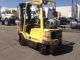 Hyster Forklift Year 2001 Three Stage Mast Side - Shift Solid Tires Forklifts photo 2