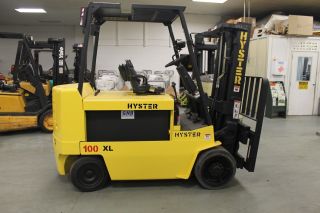 Reconditioned 1998 Hyster E100xl2s 10000lb Electric Forklift With Sideshift photo