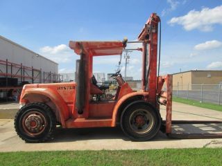 Hyster 20,  000 Lbs Pneumatic Tire Forklift / Container Handler 1588 Hours photo