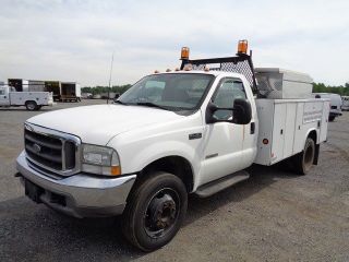 2003 Ford F450 Utility Service Truck Turbo Diesel photo