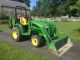John Deere 3120 Tractor,  29.  5 Hp,  4x4,  Hydro,  496 Hrs,  300x Loader & Jd 447 Hoe Tractors photo 1