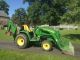John Deere 3120 Tractor,  29.  5 Hp,  4x4,  Hydro,  496 Hrs,  300x Loader & Jd 447 Hoe Tractors photo 4
