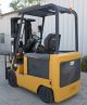 Caterpilla Model Ex5000 (2009) 5000lbs Capacity Great 4 Wheel Electric Forklift Forklifts photo 1