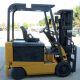 Caterpilla Model Ex5000 (2009) 5000lbs Capacity Great 4 Wheel Electric Forklift Forklifts photo 3