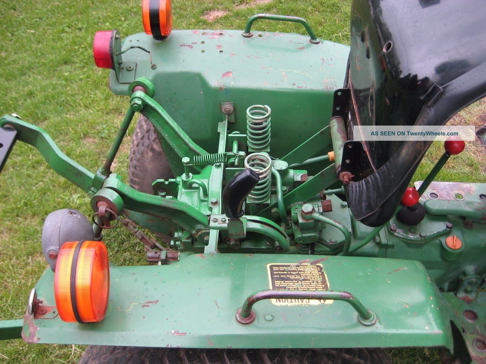 John Deere 650 Diesel Tractor With 160 Mower Dual Pto 3 Point Hitch