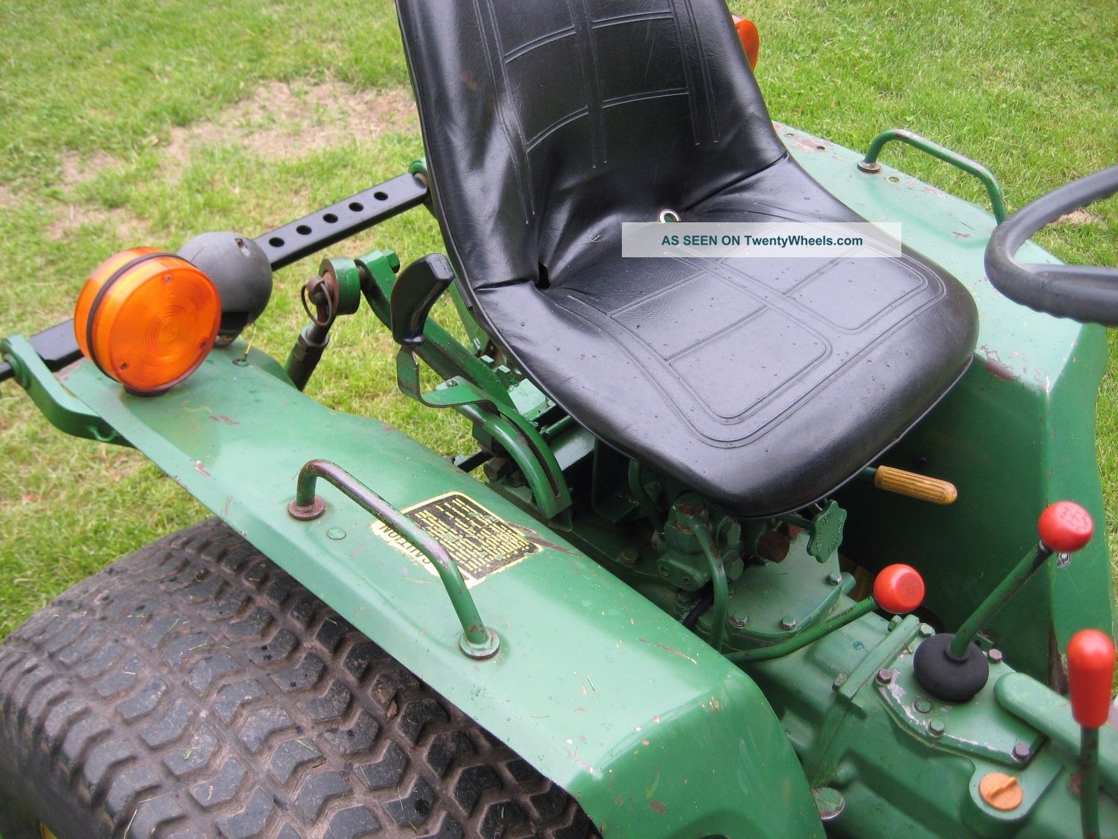 John Deere 650 Diesel Tractor With 160 Mower Dual Pto 3 Point Hitch